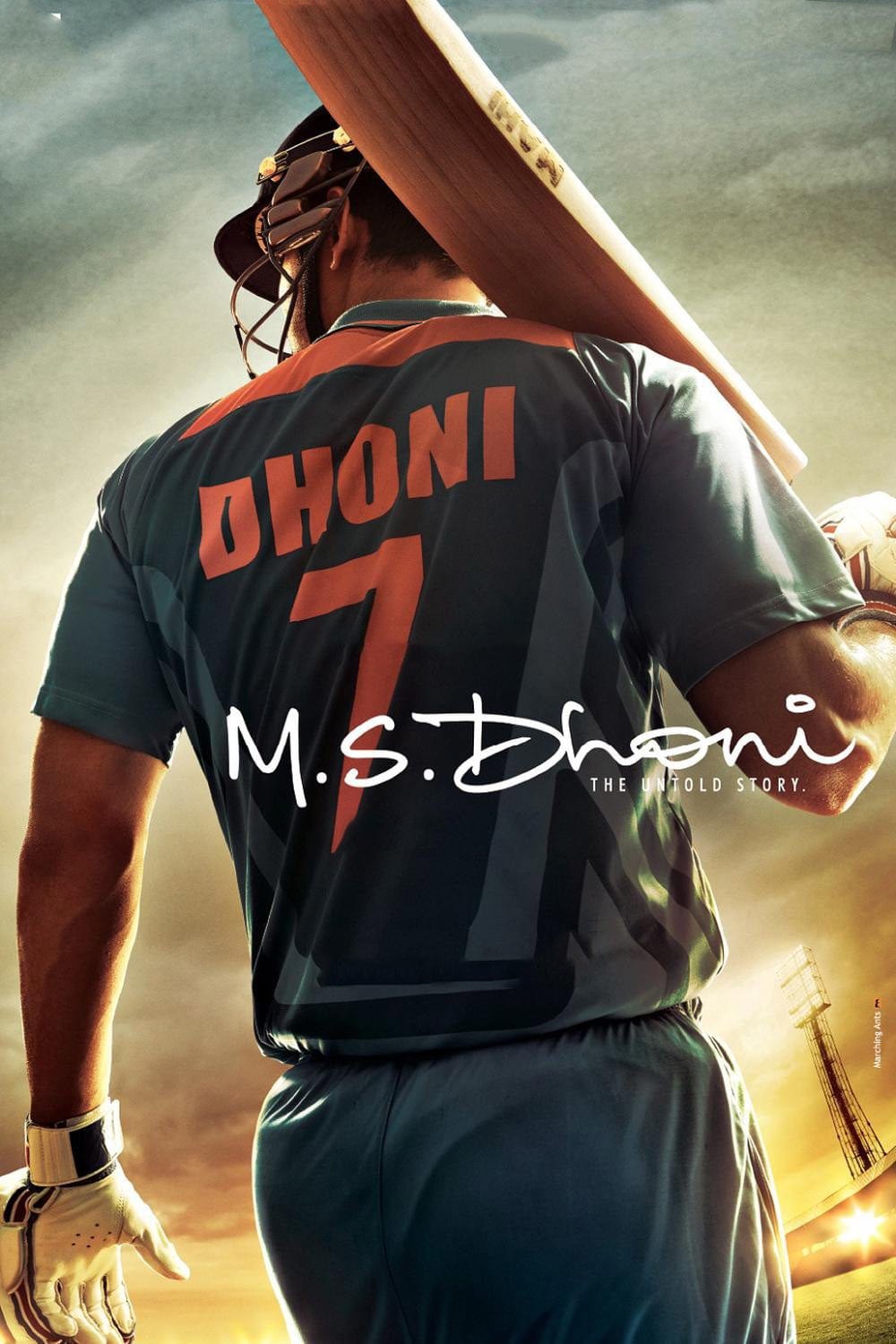 Poster for the movie "M.S. Dhoni: The Untold Story"